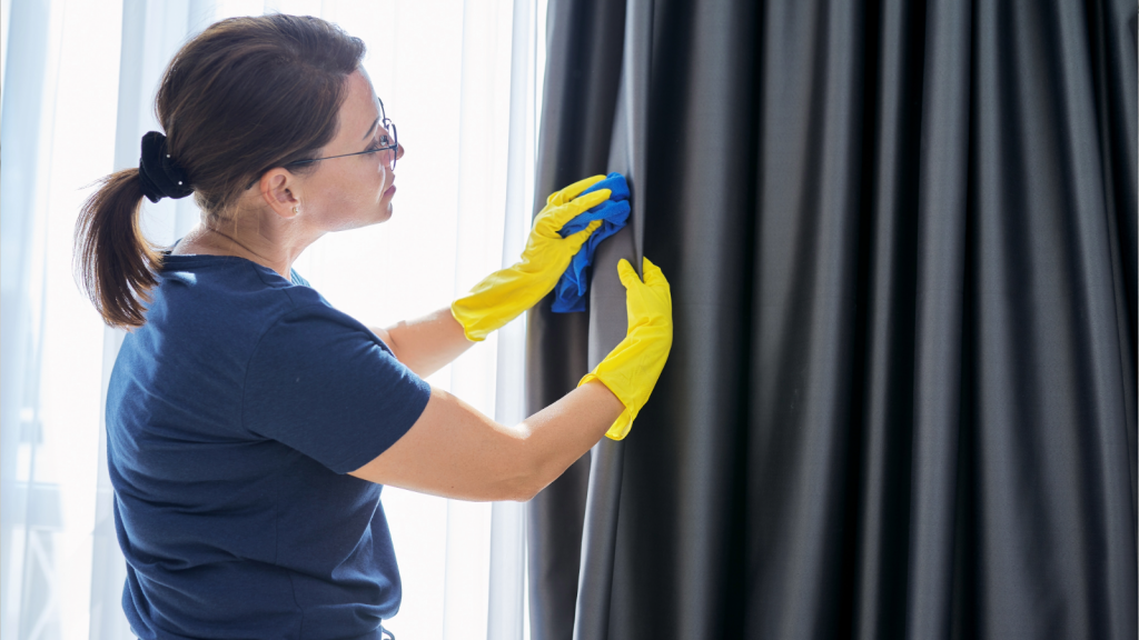 cortinas com tecidos delicados