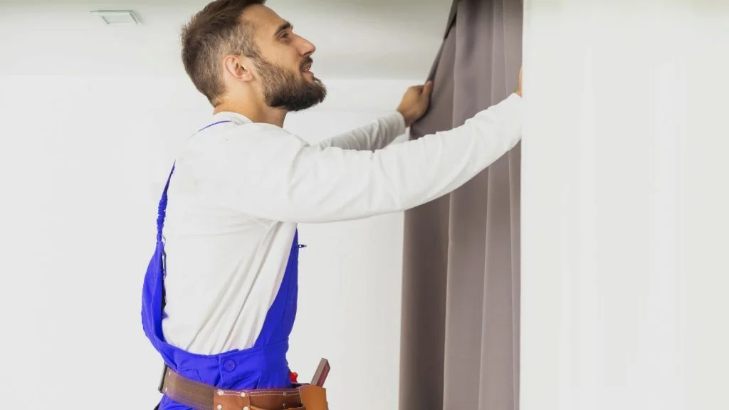 cortinas em teto de gesso